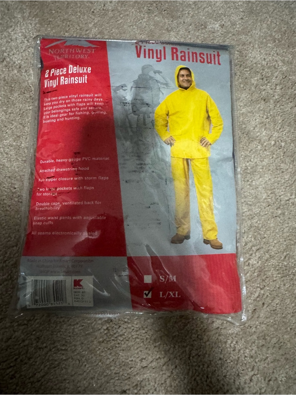 Northwest Territory Yellow Rain Pants and Jacket Set